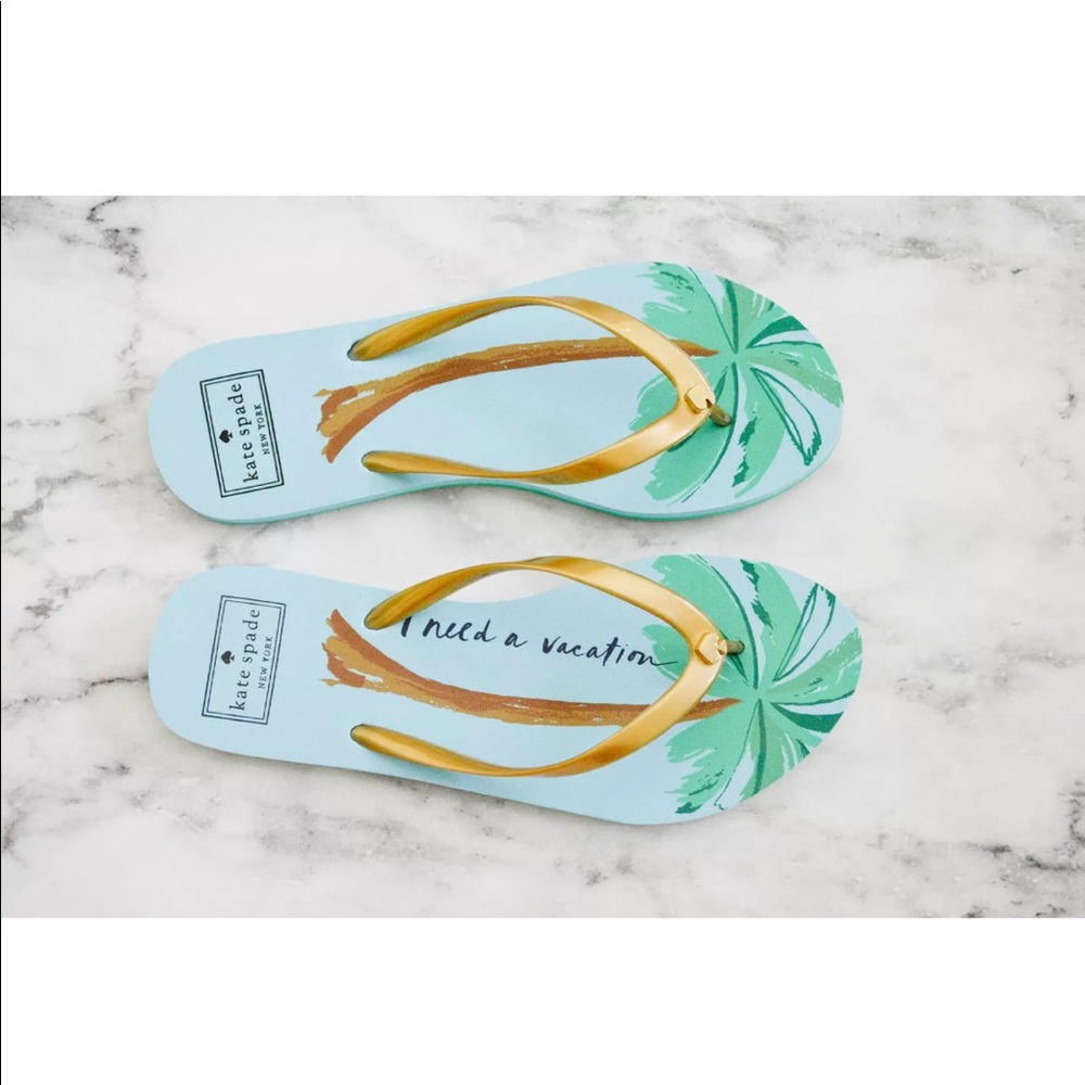 ❗️SOLD❗️Kate Spade NY Nassau Flip Flops Sandals - Picture 5 of 8